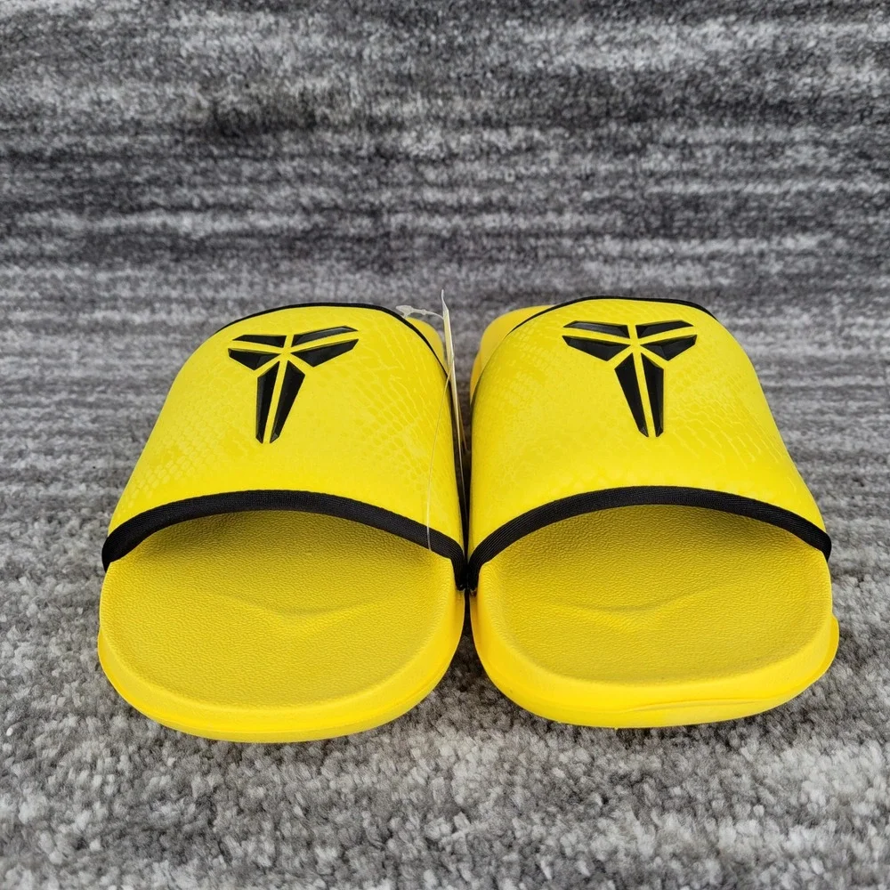 Nike Kobe Offcourt Slide Mamba Mentality Yellow Black Men‎ 11 New